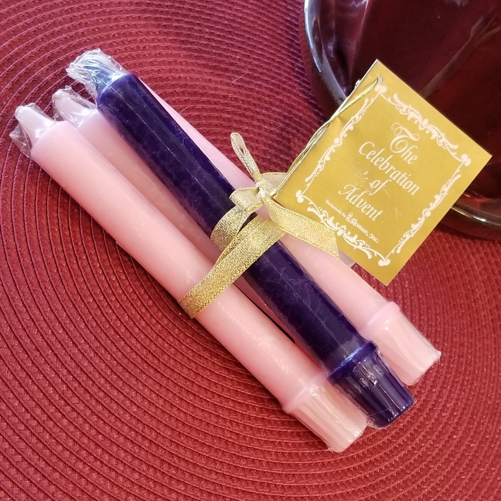 NEW! 5 PIECE CELEBRATION OF ADVENT CANDLE BOOKLET CHRISTMAS SET 🎄